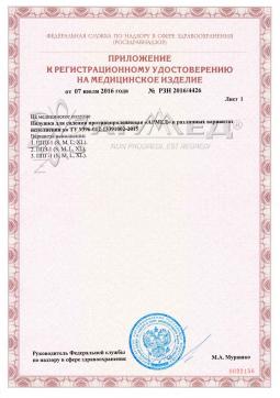 РЗН 2016/4426 (2). Подушка  противопролежневая для сидения Армед ППЗ-1 (М)