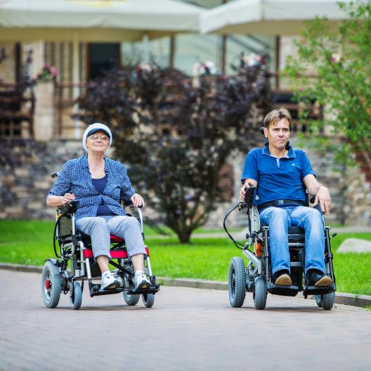 Кресло-коляска c электроприводом для инвалидов Армед FS123GC-43 4