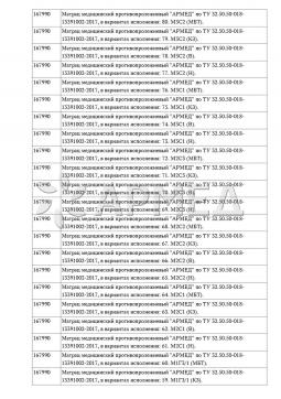 РЗН 2017/6409 (10). Матрац противопролежневый Армед М3П1
