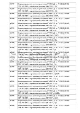 РЗН 2017/6409 (7). Матрац противопролежневый Армед М3П1