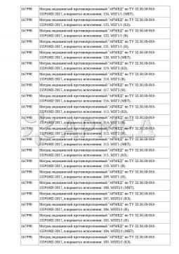 РЗН 2017/6409 (8). Матрац противопролежневый Армед М3П1