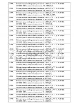 РЗН 2017/6409 (9). Матрац противопролежневый Армед М3П1