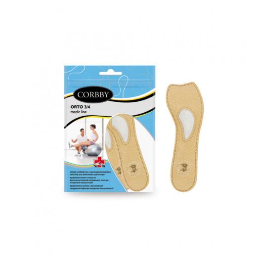 Стельки Corbby ORTO 3/4 1