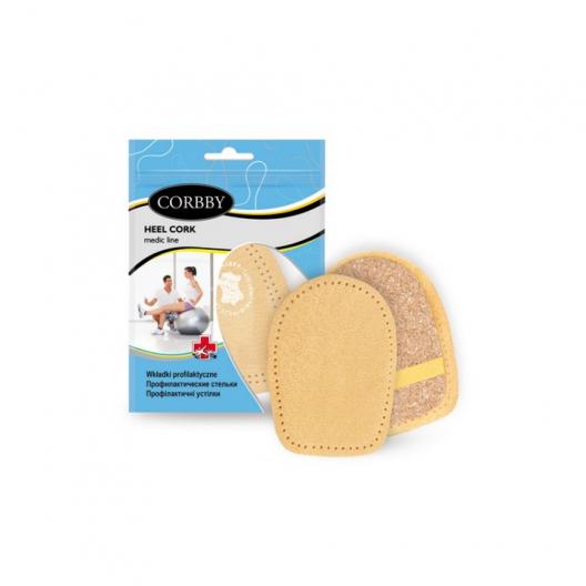 Подпяточники, 5 мм Corbby HEEL CORK 1