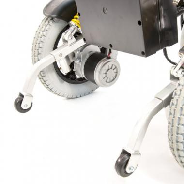 Кресло-коляска c электроприводом для инвалидов Мега-Оптим FS 122LGC-46. Безопасность