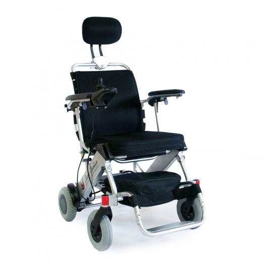 Кресло-коляска c электроприводом и подголовником для инвалидов Мега-Оптим FS127 1