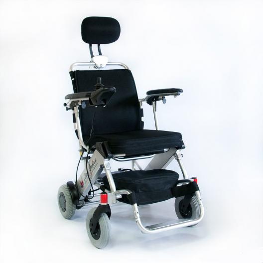 Кресло-коляска c электроприводом и подголовником для инвалидов Мега-Оптим FS127 1