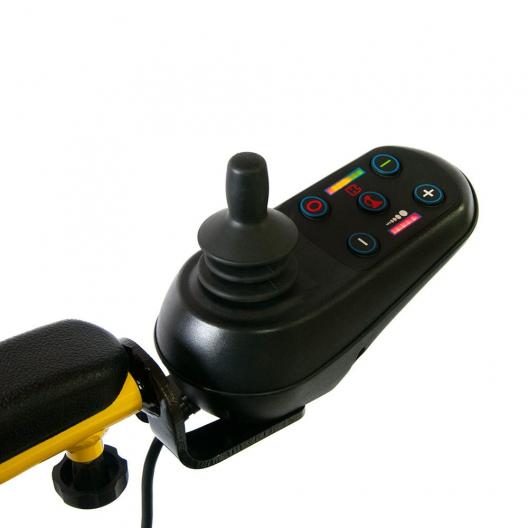 Кресло-коляска c электроприводом и хозяйственным отсеком для инвалидов Мега-Оптим FS127 10