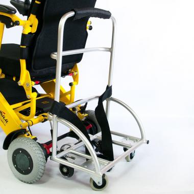 Кресло-коляска c электроприводом и хозяйственным отсеком для инвалидов Мега-Оптим FS127. Хозяйственный отсек