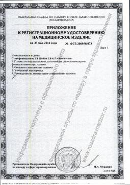 ФСЗ 2009/04073 (2). Стетофонендоскоп  CS Medica CS-417