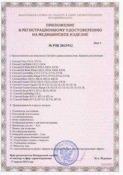 РЗН 2013/512 (2). Кресло-коляска для детей инвалидов Convaid  EZ Rider