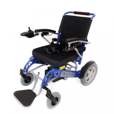 Кресло-коляска c электроприводом для инвалидов Меркурий Пони-130. Комфортабельность 