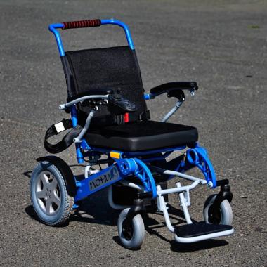 Кресло-коляска c электроприводом для инвалидов Меркурий Пони-130. Скорость