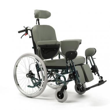 Кресло-коляска инвалидное многофункциональное  Vermeiren Serenys. Колеса и фиксация