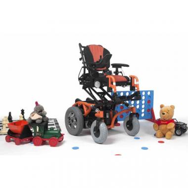 Кресло-коляска детская с электроприводом Vermeiren Springer Kids . Передвижение по любым покрытиям