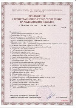 ФСЗ 2012/12863 (6). Вертикализатор динамический Akces-med Активал