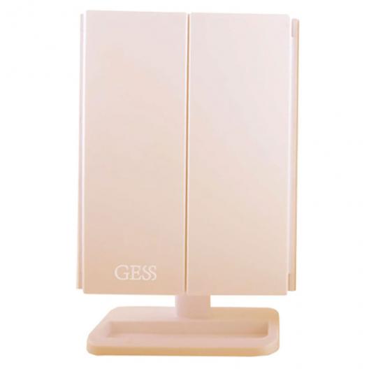 Зеркало настольное с подсветкой Gess uLike Gold 3