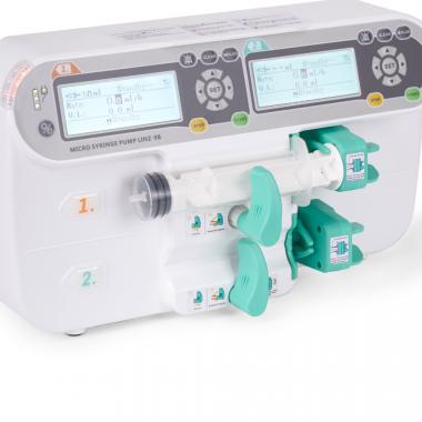 Дозатор Армед LINZ-9B. Подключение двух  шприцев