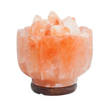 Лампа солевая  Stay Gold Ваза с камнями 