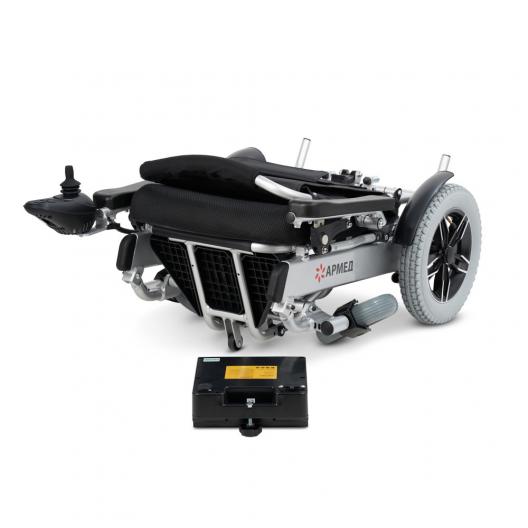 Кресло-коляска c электроприводом для инвалидов Армед JRWD602 16