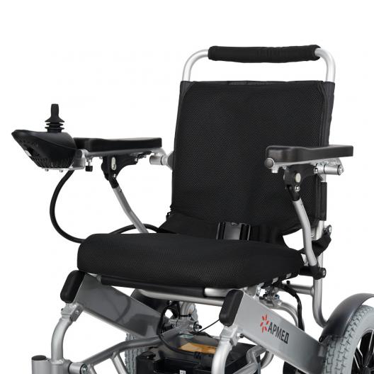 Кресло-коляска c электроприводом для инвалидов Армед JRWD602 18