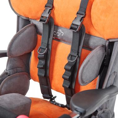 Кресло-коляска для детей с ДЦП Fumagalli Mitico Simple Dentro. Фиксация и комфорт