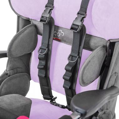 Кресло-коляска для детей с ДЦП Fumagalli Mitico Simple High-low. Фиксация и комфорт