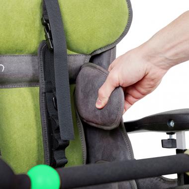 Кресло-коляска для детей с ДЦП Fumagalli Mitico Simple High-low. Продуманная обшивка