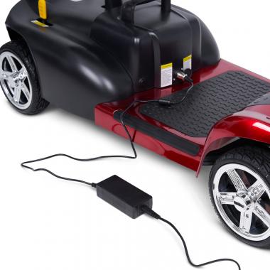 Скутер для пожилых четырехколесный Доброта Х-01. Скорость и запас хода