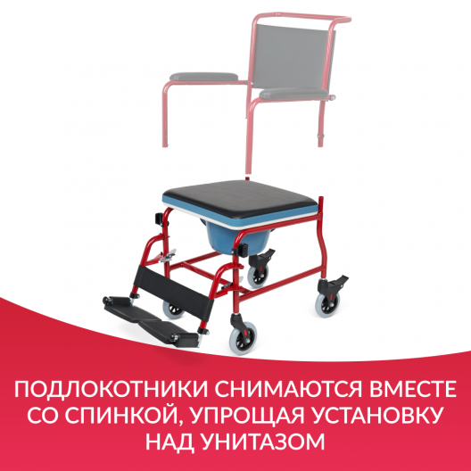 Кресло-туалет для инвалидов Армед KR692 "Armed" 11