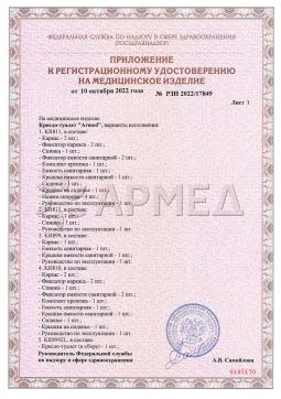 РЗН 2022/17849 (2). Кресло-туалет для инвалидов Армед KR692 "Armed"