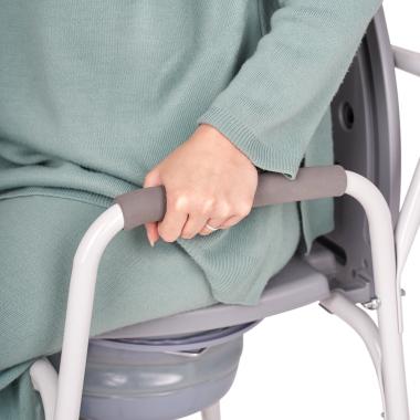 КРЕСЛО-ТУАЛЕТ KR811 "Armed" Армед KR811. Мягкие опорные ручки