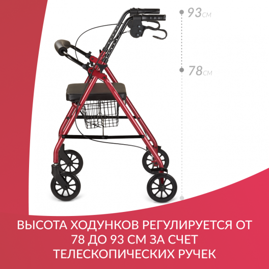 Ходунки инвалидные Армед KR966LH 8