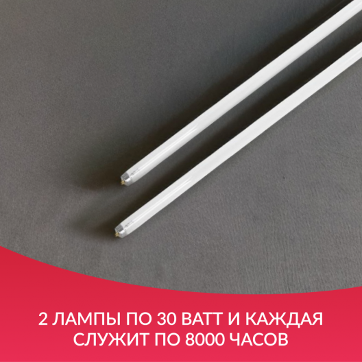 ОБЛУЧАТЕЛЬ - РЕЦИРКУЛЯТОР Армед AirCube 230 FM (Лампа 2х30 Вт) 6